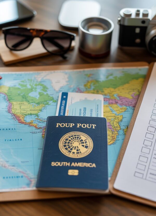 Documentos necessários para uma viagem pela América do Sul